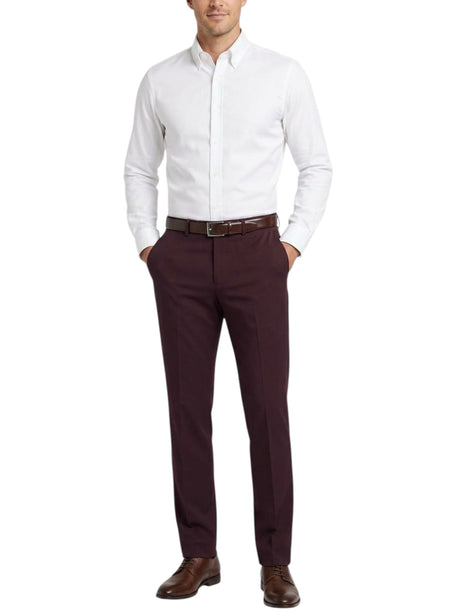 Image for Men's Plain Pant,Burgundy