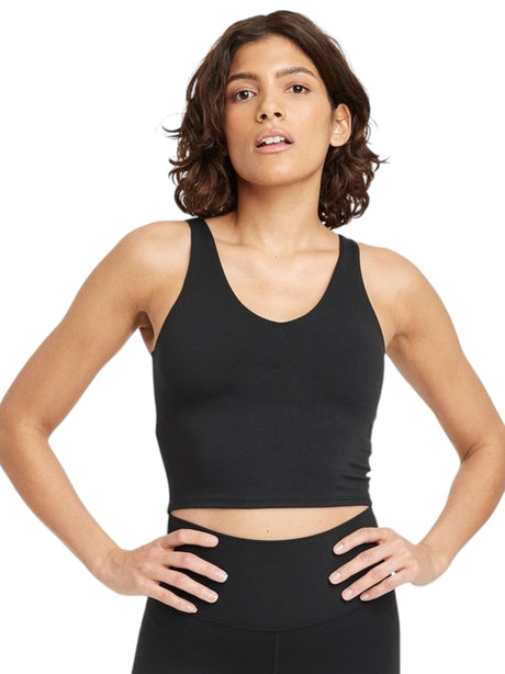 Image for Women's Plain Solid Sport Top,Black