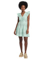 Image for Women's Striped Dress,Mint Green
