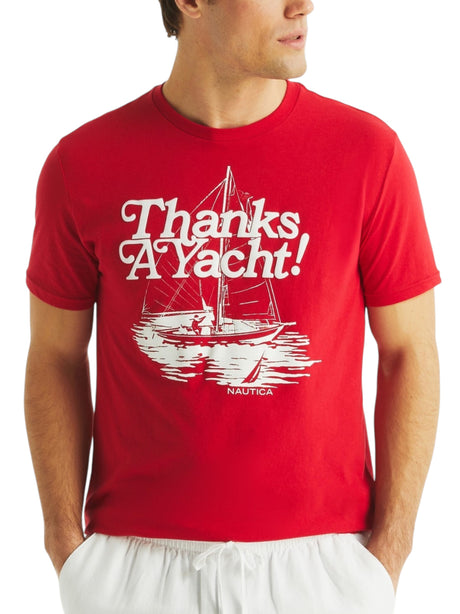 Image for Men's Printed Top,Red