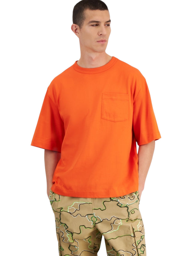 Image for Men's Plain Solid Top,Orange
