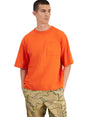 Image for Men's Plain Solid Top,Orange