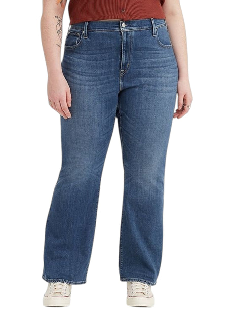 Image for Women's Washed Jeans,Blue