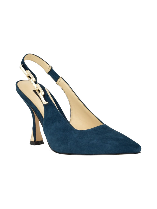 Image for Women's Plain Heeled Shoes,Dark Blue