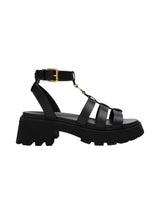Image for Women's Ribbed Heeled Shoes,Black