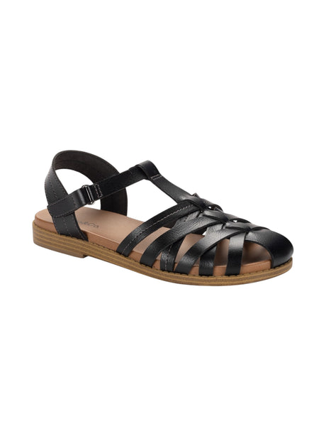 Image for Women's Ribbed Sandals,Black