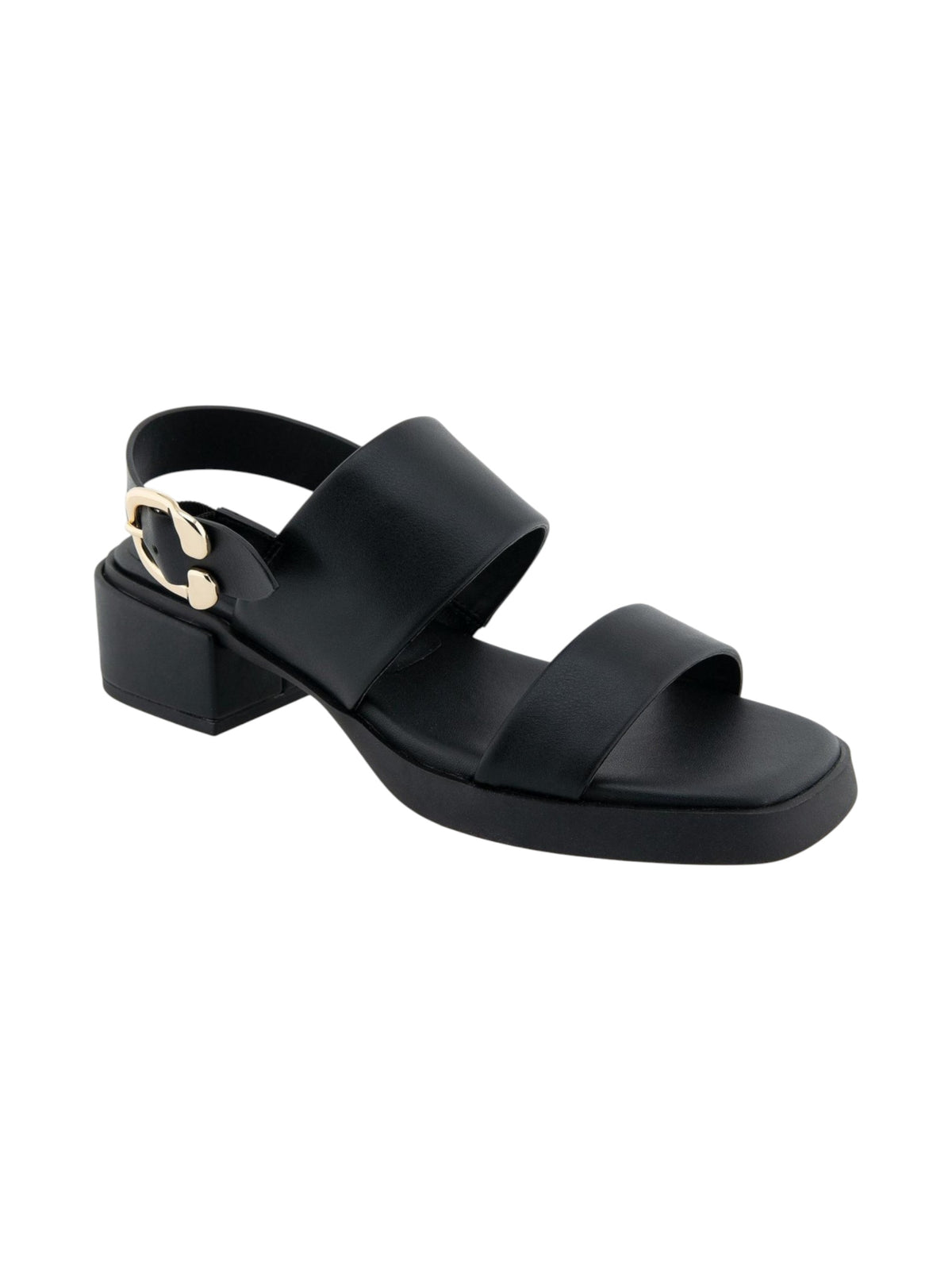 Image for Women's Ribbed Sandals,Black