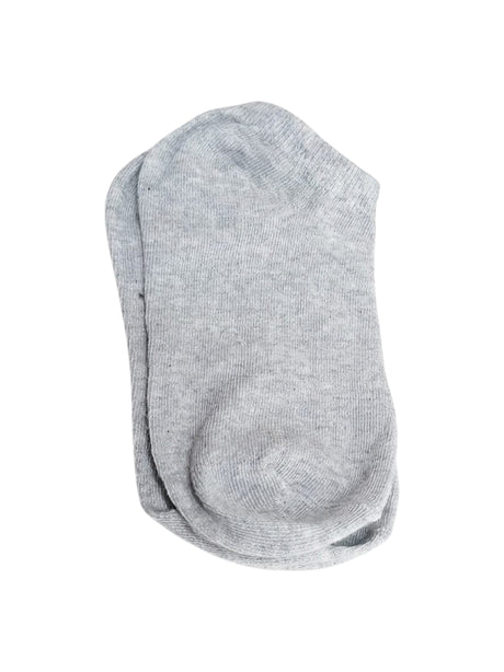 Image for Women's 1 Pair Ribbed Ankle Socks,Grey