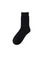 Image for Men's 1 Pair Set Ribbed Crew Socks,Black
