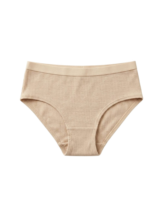 Image for Women's Ribbed Slip,Beige