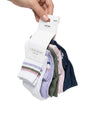 Image for Women's 5 Pairs Set Ribbed Crew Socks,Multi