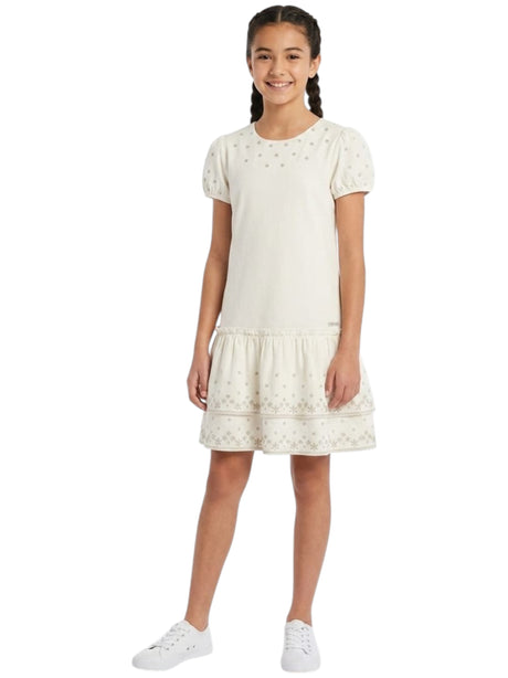 Image for Kids Girl's Printed Dress,White