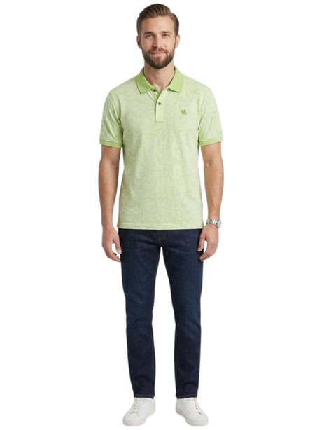 Image for Men's Printed Top,Light Green