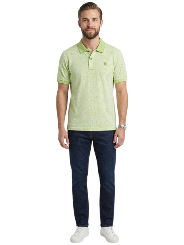 Image for Men's Printed Top,Light Green