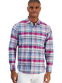 Image for Men's Plaid Dress Shirt,Multi