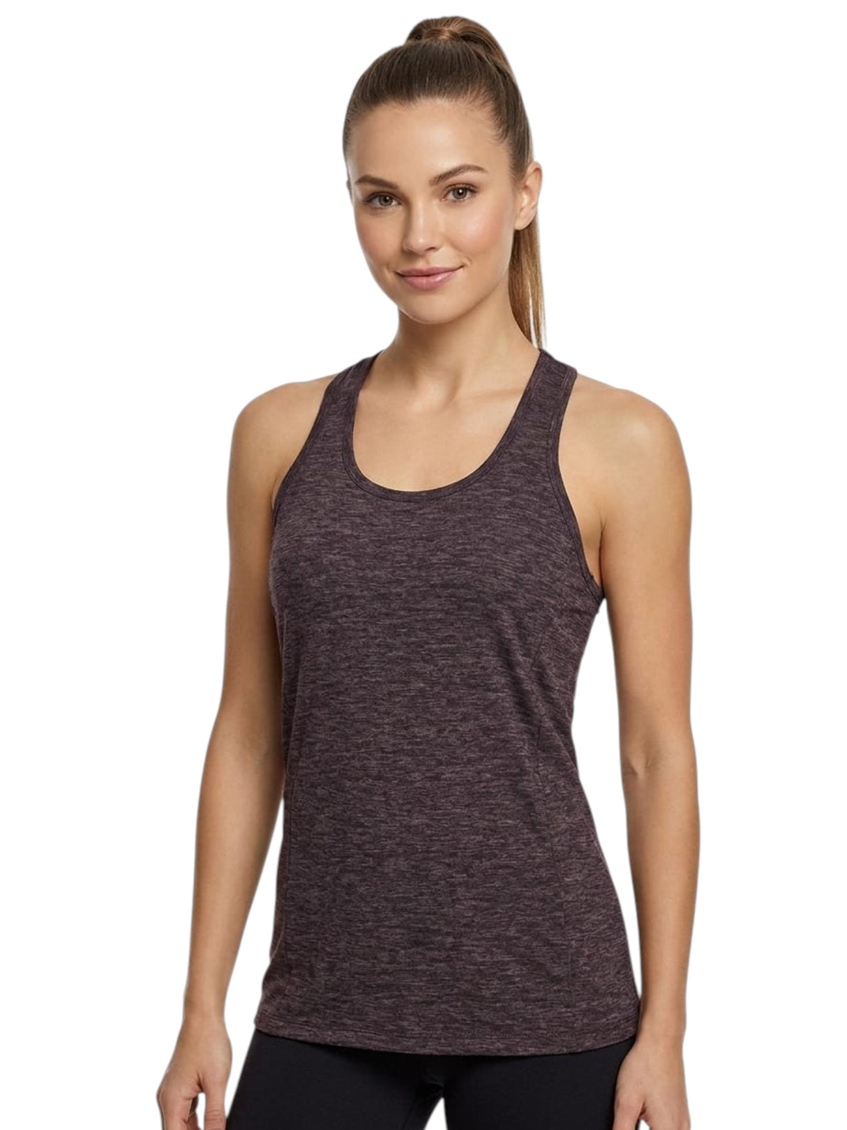 Image for Women's Heather Sport Top,Burgundy