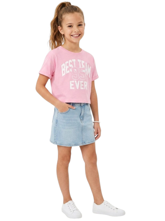 Image for Kids Girl's Printed Top,Pink