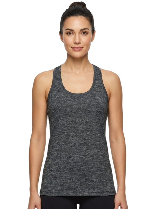 Image for Women's Heather Sport Top,Grey/Black