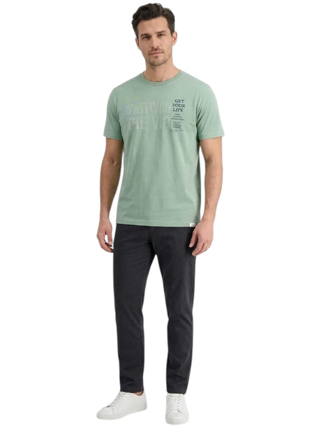 Image for Men's Printed Top,Green