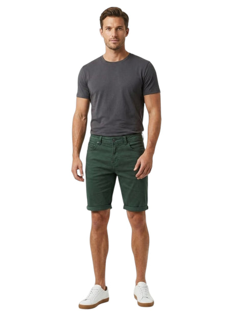 Image for Men's Plain Solid Short,Dark Olive