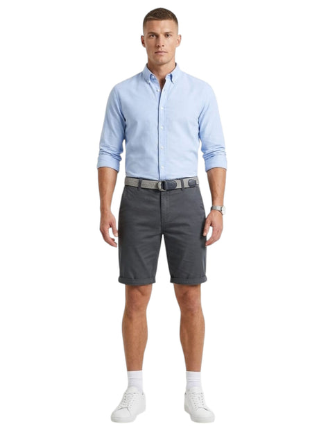 Image for Men's Plain Solid Short,Grey