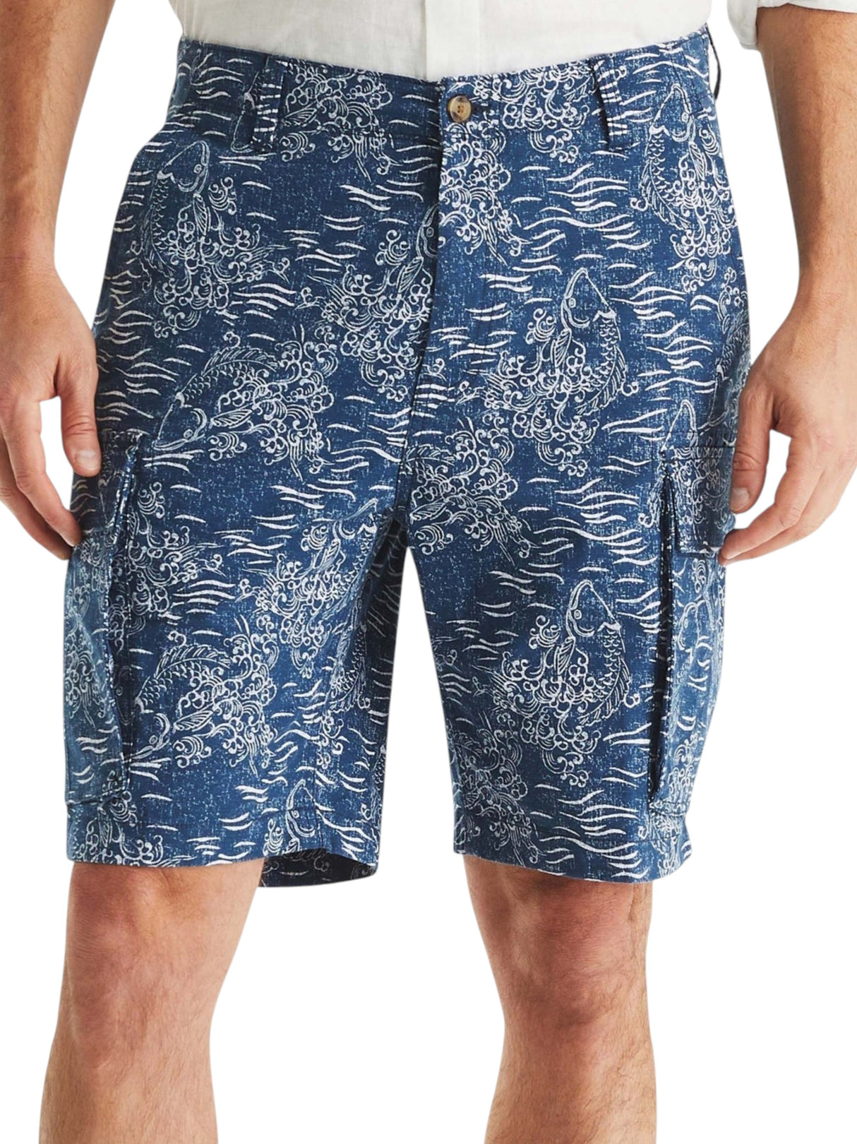 Image for Men's Printed Short,Navy