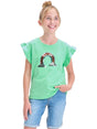 Image for Kids Girl's Sequined Top,Green
