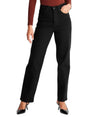 Image for Women's Plain Solid Jeans,Black