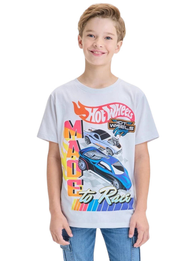 Image for Kids Boy's Graphic Printed Top,Light Grey