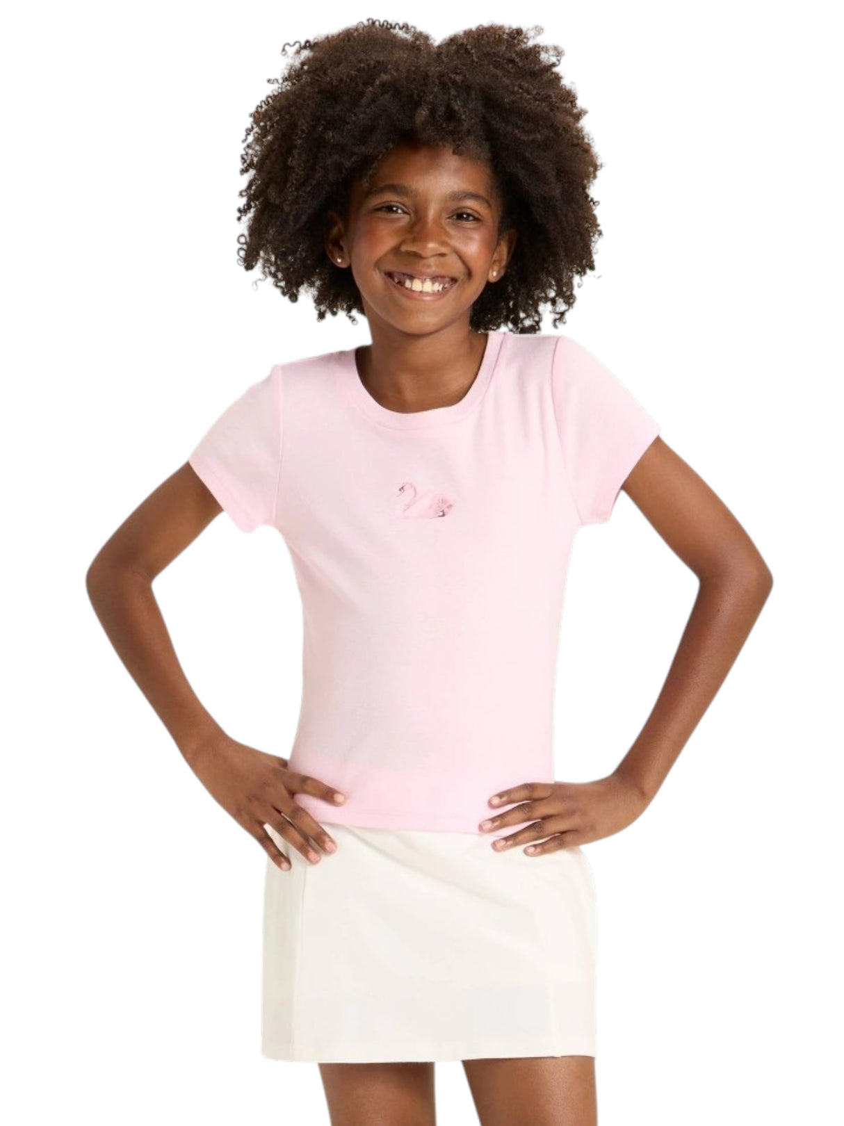 Image for Kids Girl's Plain Solid Top,Pink