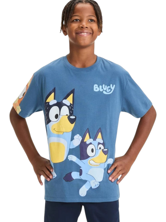 Image for Kids Boy's Graphic Printed Top,Light Navy