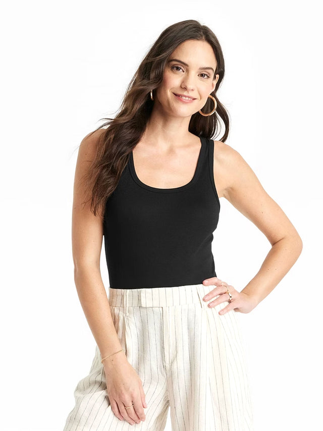 Image for Women's Plain Solid Top,Black