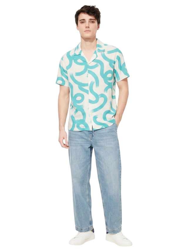Image for Men's Printed Dress Shirt,Multi