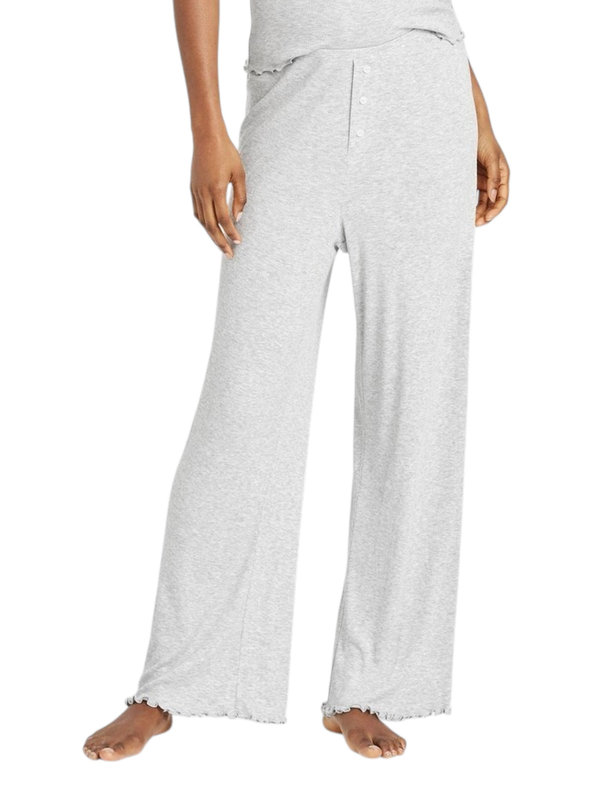 Image for Women's Ribbed Sleepwear Pant,Light Grey 