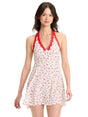 Image for Women's Printed Sleepwear Robe,White