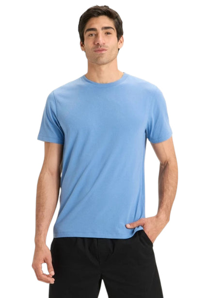 Image for Men's Plain Top,Dusty Blue