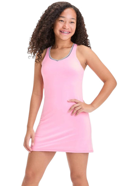 Image for Kids Girl's Plain Sport Jumpsuit,Pink