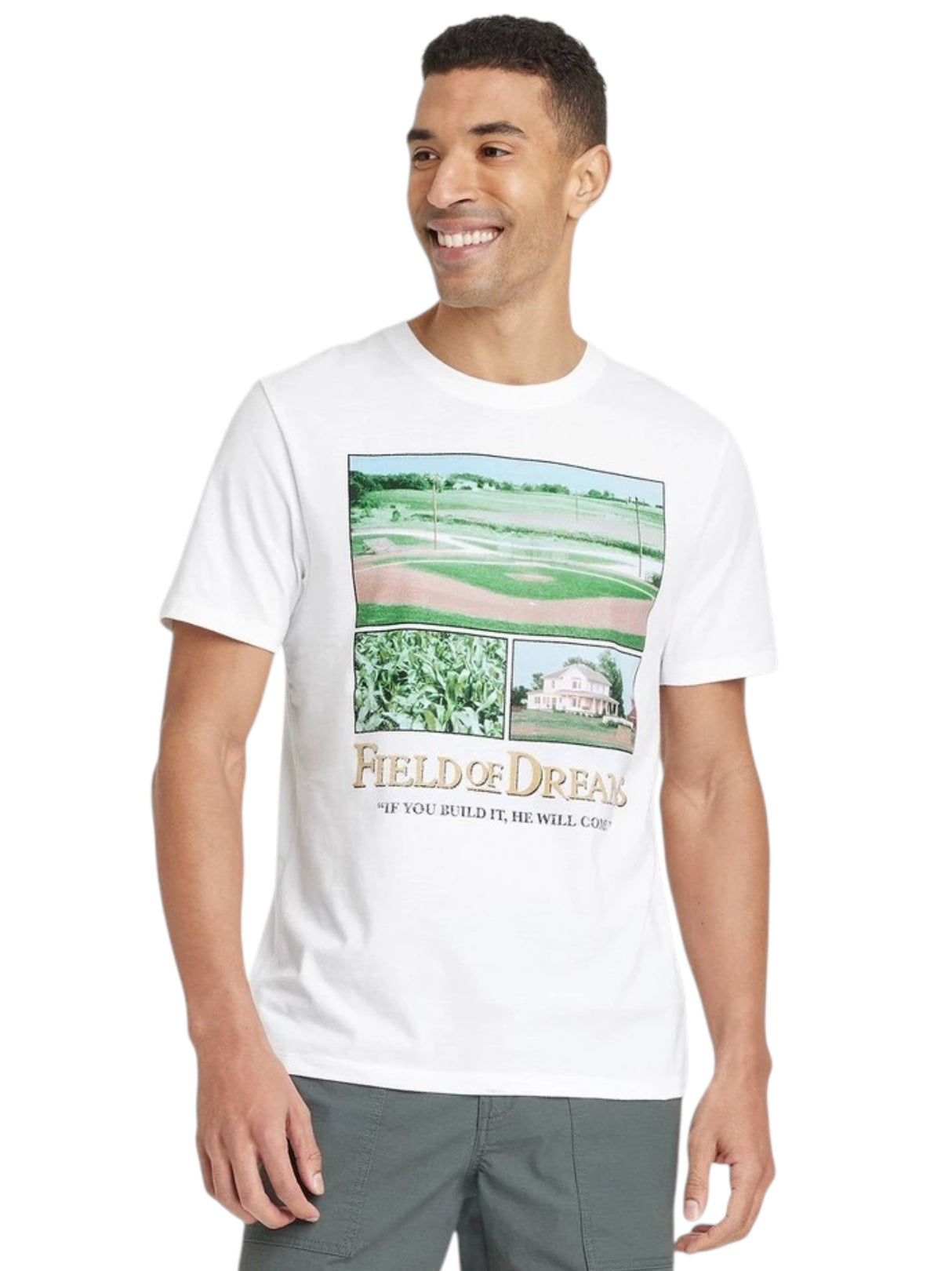 Image for Men's Printed Top,White