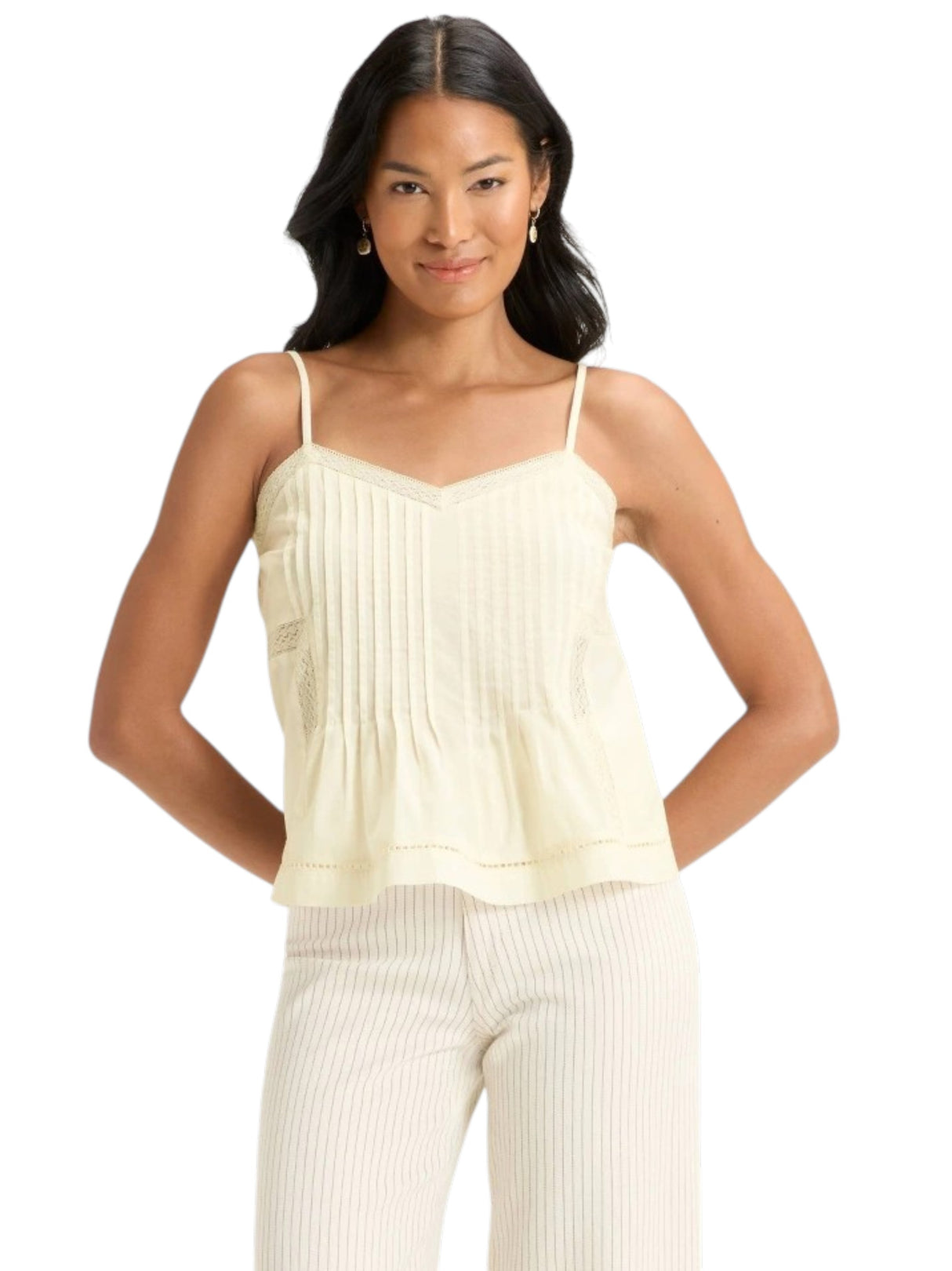 Image for Women's Lace Top,Off White