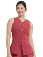 Image for Women's Plain Vest,Burgundy