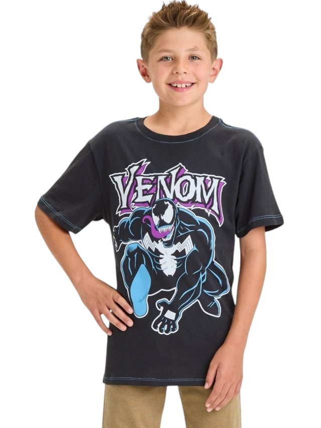 Image for Kids Boy's Graphic Printed Top,Black