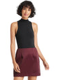 Image for Women's Plain Solid Bodysuit,Black