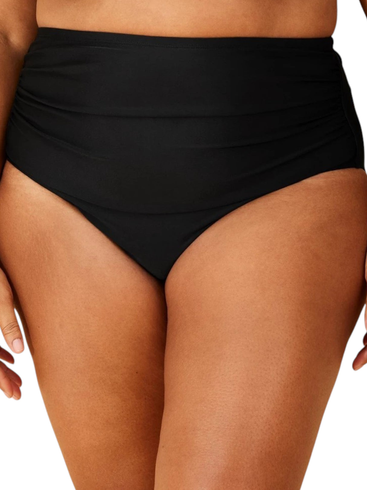 Image for Women's Plain Swim Trunks,Black