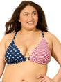 Image for Women's Printed Bikini Top,Multi