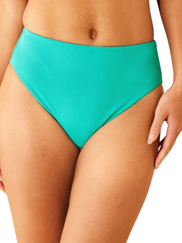 Image for Women's Textured Bikini Bottom,Dark Aqua