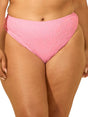 Image for Women's Textured Bikini Bottom,Pink