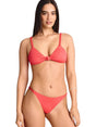 Image for Women's Plain Bikini Top,Pink Coral