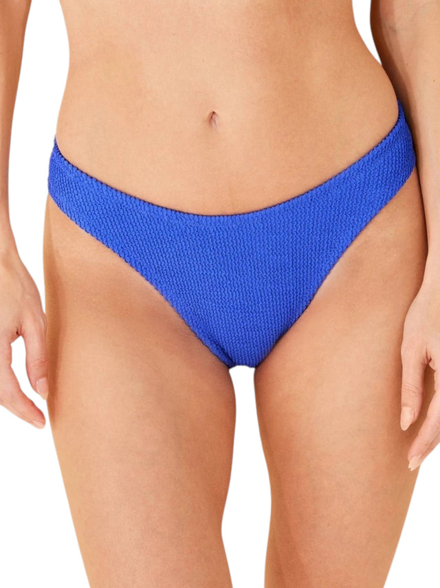 Image for Women's Textured Bikini Bottom,Indigo