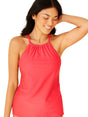 Image for Women's Plain Tankini Top,Coral