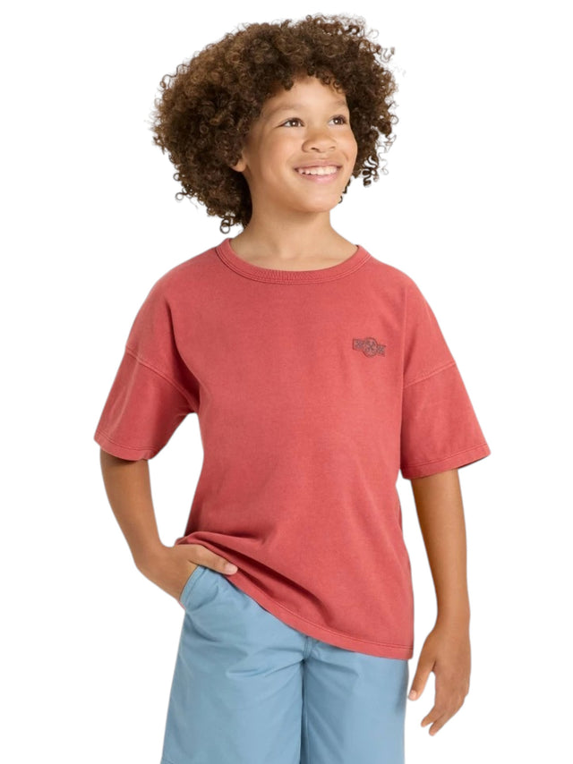 Image for Kids Boy's Printed Back Top,Red